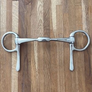 Winning Tongue Plate Half Cheek Snaffle Horse Bit 12.5cm 125mm 5 inch 5”
